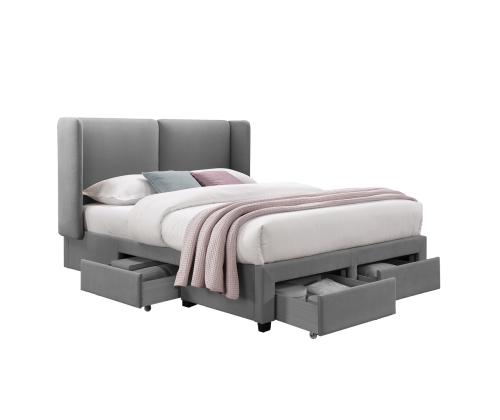 Voodi SUGI madratsiga HARMONY TOP 160x200cm, hall