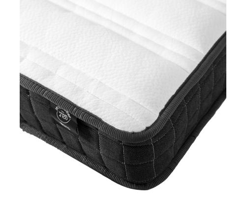 Voodi OSWALDO90x200cm, kahe madratsiga HARMONY UNO, plaatinahall