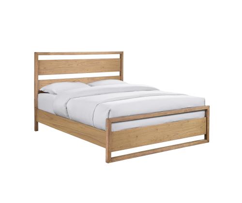 Voodi OZZO madratsiga HARMONY DUO 160x200cm, hele puit