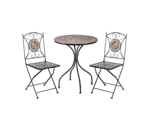 Rõdukomplekt MOSAIC laud ja 2 tooli