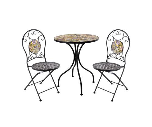 Rõdukomplekt MOROCCO laud ja 2 tooli