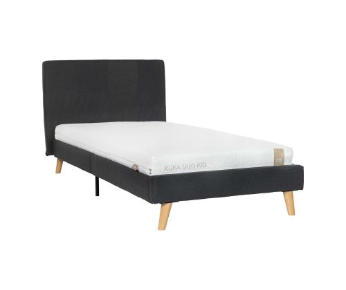 Voodi JUNO 90x200cm, madratsiga KUKA DUO KID, hall