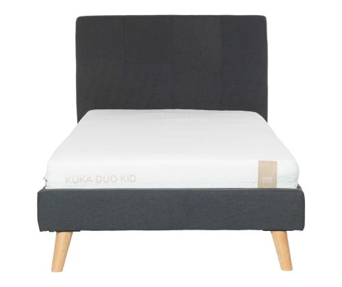 Voodi JUNO 90x200cm, madratsiga KUKA DUO KID, hall