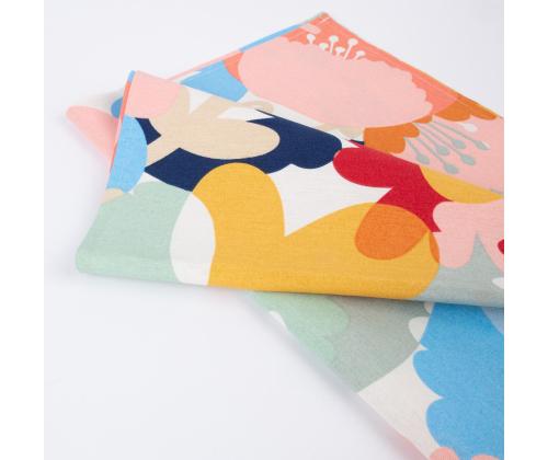 Linik NORDIC FLOWER 43x116cm, põhjamaine lill, kangas 332, 80% puuvill, 20% polüester