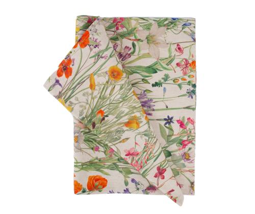 Linik HOLLY 43x116cm, metsikute lillede põld, 100% puuvill, kangas 344