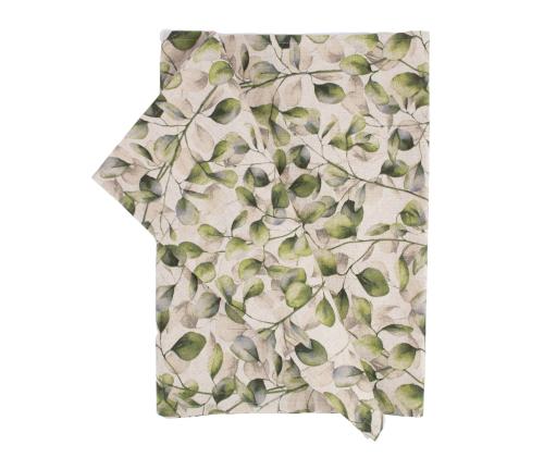 Linik HOLLY 43x116cm, papli lehed, 80% puuvill, 20% polüester, kangas 352