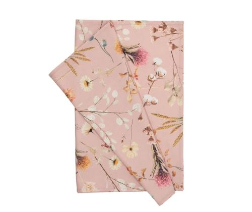 Linik HOLLY 43x116cm, kuivatatud lilled, 100% puuvill, kangas 485