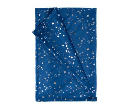 Linik GLORY 2, 45x116cm, tähed sinisel sametisel kangal, 100% polüester, kangas 569