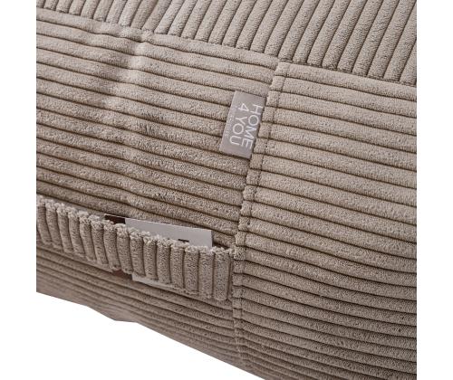 Tumba HYPER, 80x80cm, h30cm, hall, 100% polüester, kangas 393