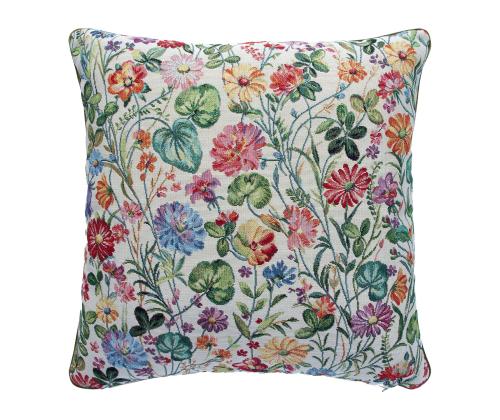 Padi HOLLY 45x45cm, lilled, 50% polüester, 50% puuvill, kangas 489