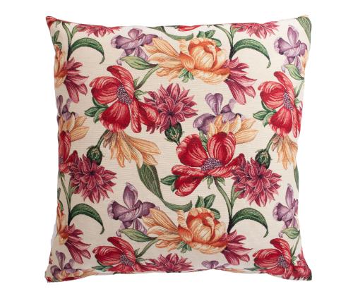 Padi HOLLY ROSE, 68x68cm, õitsvad päevad/bee˛, 50%puuvill, 50%polüester, kangas-329/284.