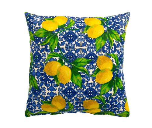 Padi LONETA NEW 45x45cm lukuga, sidrunid, 50% puuvill, 50% polüester, kangas 478