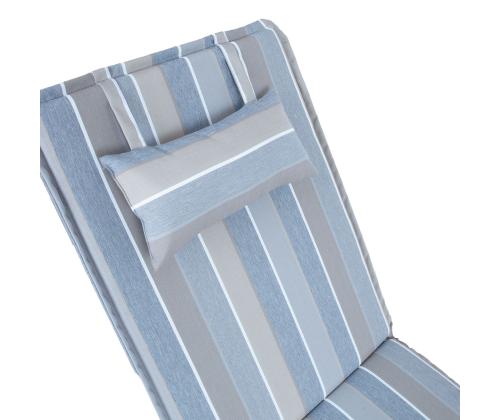 Lamamistooli kate WICKER hall-beež triip, 100% polüester,  kangas 470