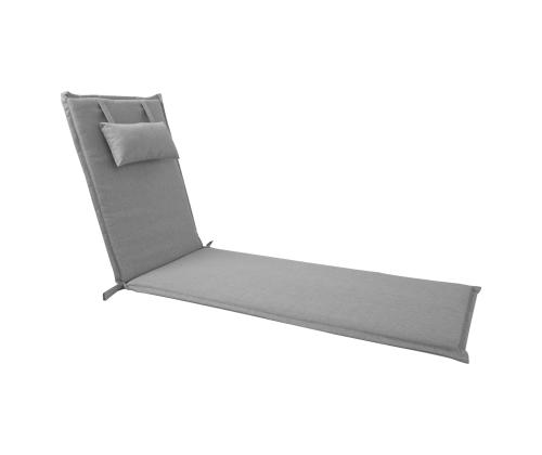 Lamamistooli kate WICKER 55x195x3cm, hall, 100% polüester, kangas 999