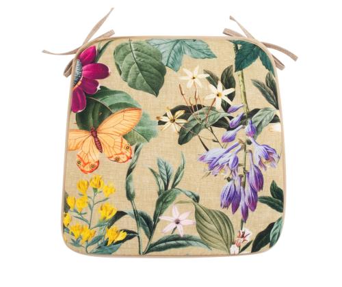 Toolikate AMAZONIA 39x39x2,5cm, bee˛ lilleline, 100% polüester