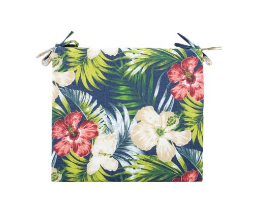 Toolikate SUMMER FLOWER  38x43x2,5cm, tume lillemuster, 100% polüester, kangas 472