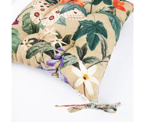 Toolikate AMAZONIA 40x40cm, beež lilleline, 100% polüester