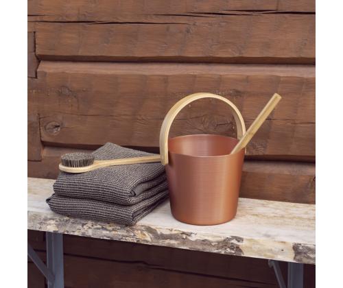 Saunaämber RENTO COPPER, 5L, alumiinium/ bambus