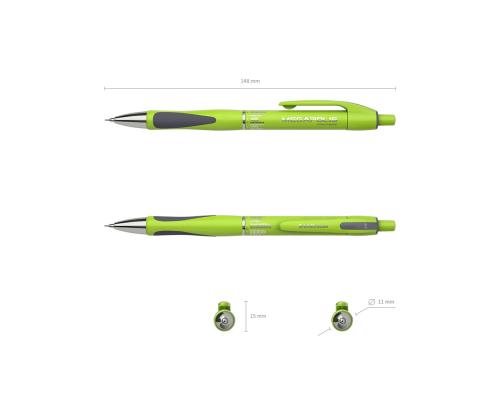 Mehaaniline harilik pliiats 0,7mm metall otsaga ERICH KRAUSE Megapolis