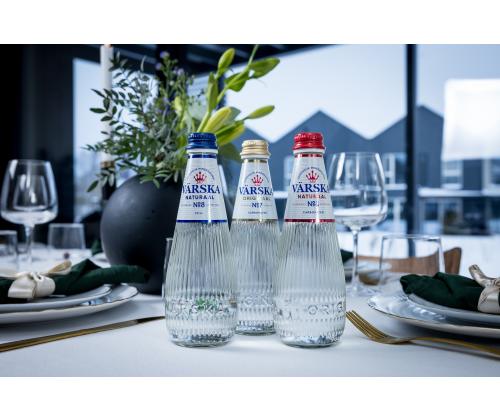 Mineraalvesi VÄRSKA 0,33L allikavesi karboniseerimata klaaspudelis