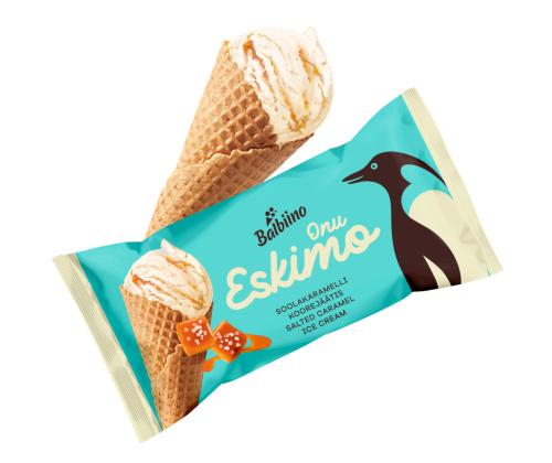 VANILLA NINJA Karamelli-koorejäätis glasuuris 110 ml / 80 g x 40	