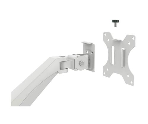 Monitor Arm Leitz Ergo SpaceSaving Single LGrey