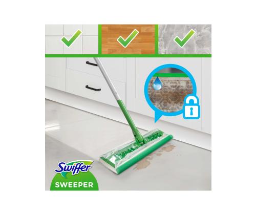Mopi stardikomplekt SWIFFER Sweeper + 11 põrandalappi
