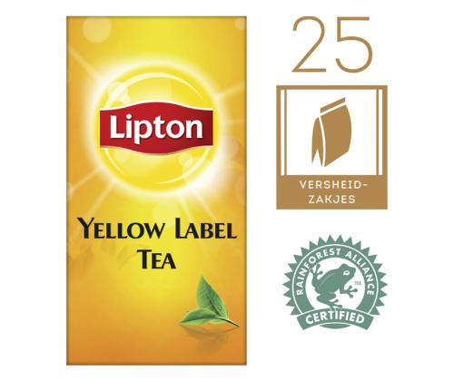Must tee LIPTON Yellow Label 25tk fooliumümbrikus