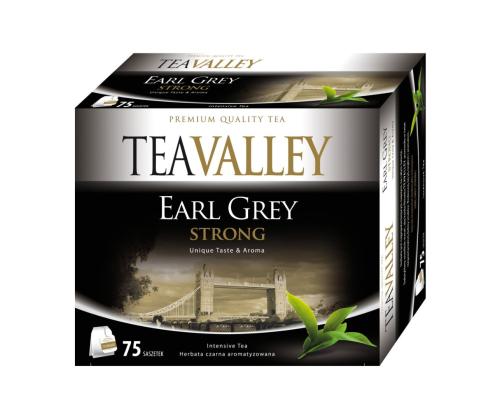 Must tee TEAVALLEY Earl Grey Strong 75tk pakis