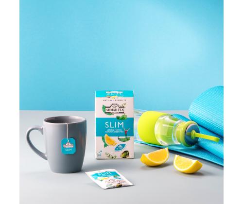 Roheline tee AHMAD Slim sidrun, mate ja matcha 20tk ümbrikus