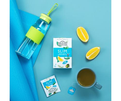 Roheline tee AHMAD Slim sidrun, mate ja matcha 20tk ümbrikus