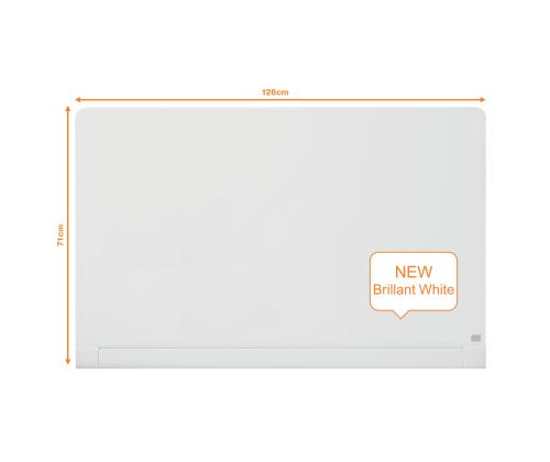 Klaastahvel-magnettahvel NOBO Impression Pro Rounded