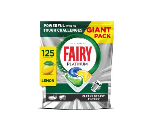 Nõudepesumasina kapslid FAIRY Platinum Lemon 125tk