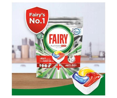 Nõudepesumasina kapslid FAIRY Platinum Lemon 40tk