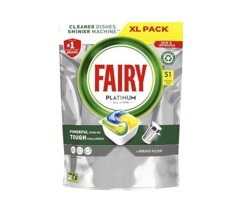 Nõudepesumasina kapslid FAIRY Platinum Lemon 40tk