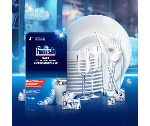 Nõudepesumasina sool FINISH 1.5kg
