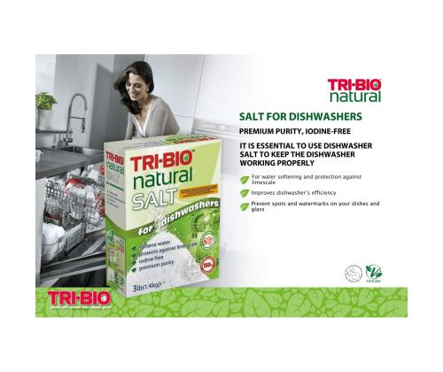 Nõudepesumasina sool TRI-BIO 1.4kg
