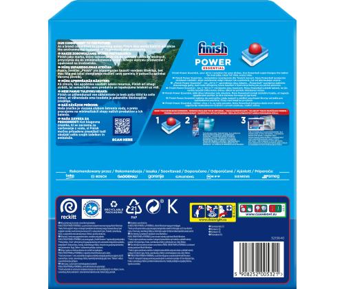 Nõudepesumasina tabletid FINISH Power Essential Lemon 50tk