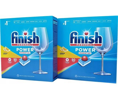 Nõudepesumasina tabletid FINISH, Power Essential, Lemon 50tk