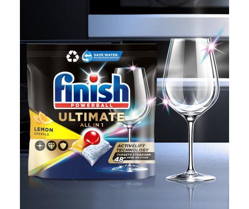 Nõudepesumasina tabletid FINISH Ultimate Lemon 50tk