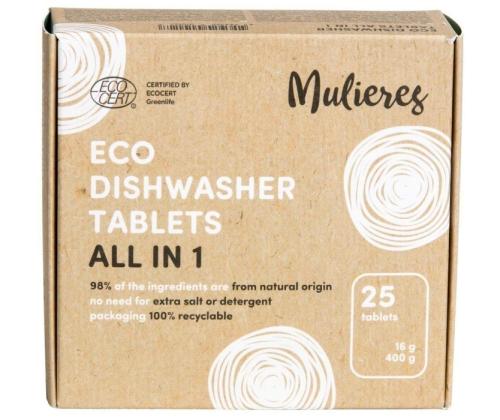 Nõudepesumasina tabletid MULIERES, Premium All in 1, 25 tk