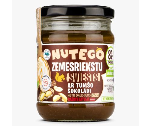 NUTEGO Maapähklivõie tume šokolaadiga 250g
