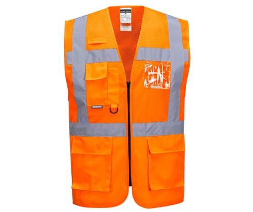 Ohutusvest helkurvest Madrid C496 oranz L