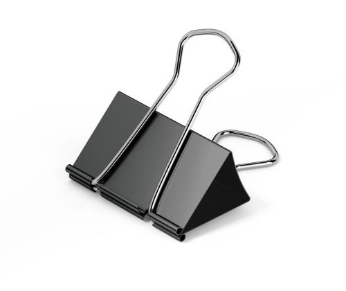 Paberiklamber ERICH KRAUSE 51mm must 12tk