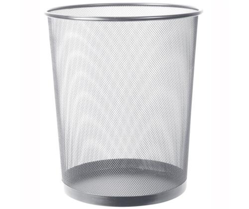 Paberikorv ERICH KRUASE 12L metallist, hõbedane