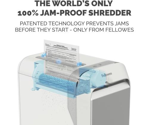 Paberipurustaja FELLOWES LX221 20 lehte valge korpus (mikro tükid)