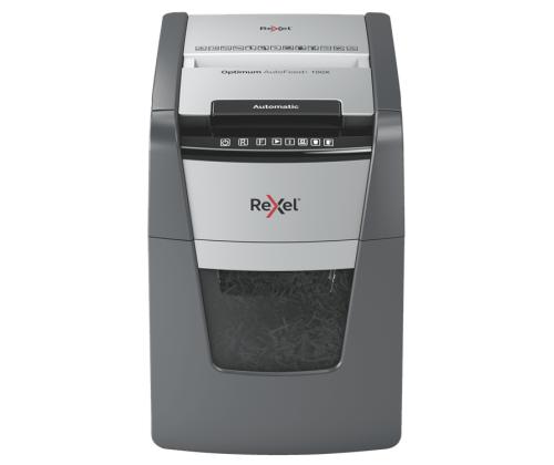 Paberipurustaja REXEL Optimum AutoFeed+ 100X 100 lehte P4