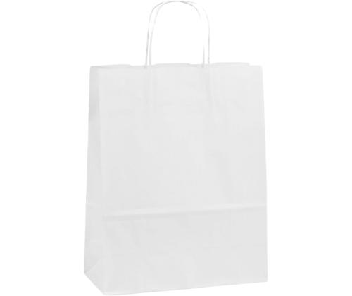 	Paberkott paberpaelsangaga 400x160x450 mm, 100 gsm, valgest jõupaberist