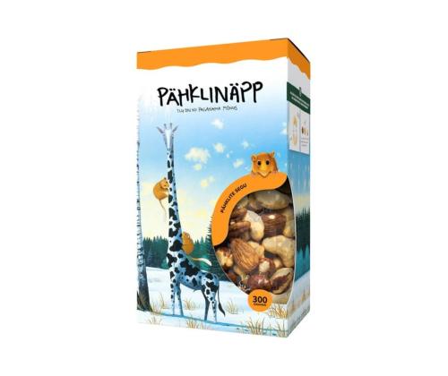 Pähklite segu kinkekarp PÄHKLINÄPP 300g
