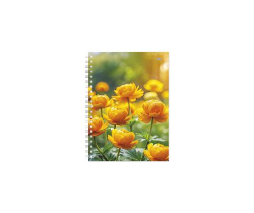 Raamatkalender KANTSLER Spiral Disain Nädal H Globeflowers 2912493732